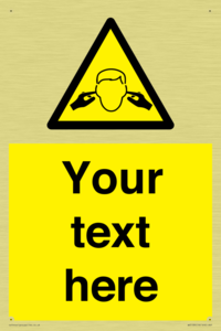 Custom Noise Hazard Sign